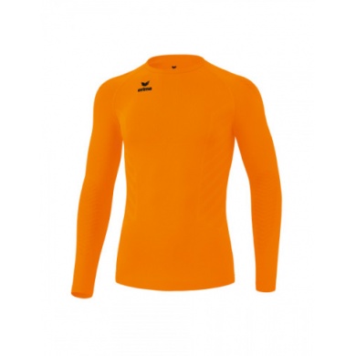 Erima Funktionsunterwäsche Langarmshirt Athletic Rundhals (nahtlos) orange Herren